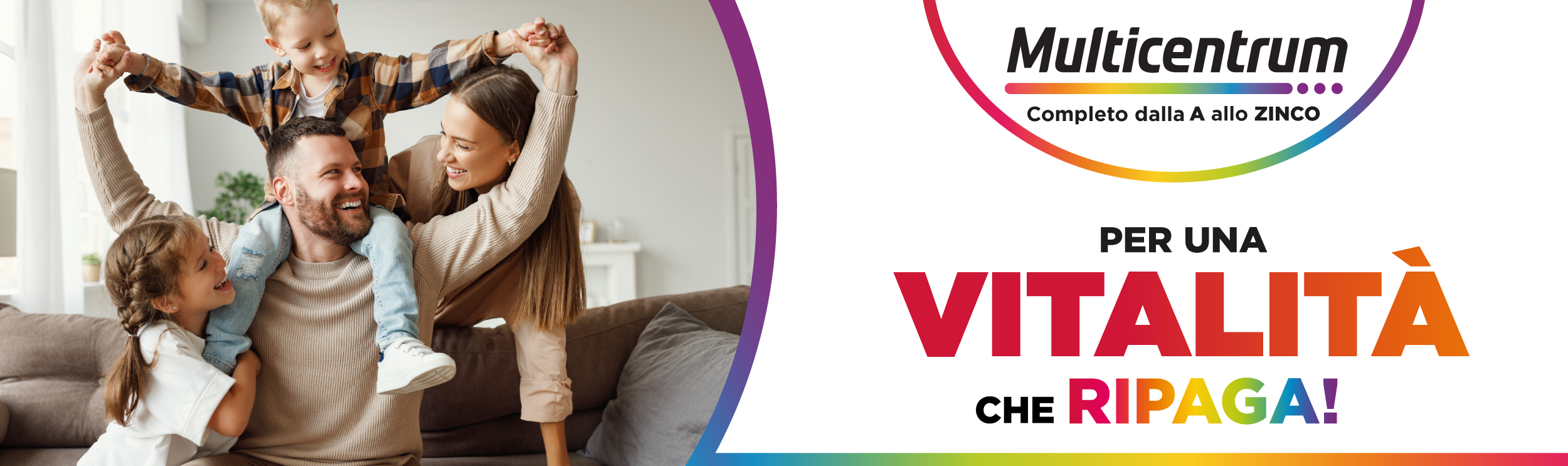 banner con logo Multicentrum Per una vitalità che ripaga